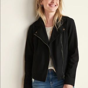 Women’s Black Moto Biker Jacket